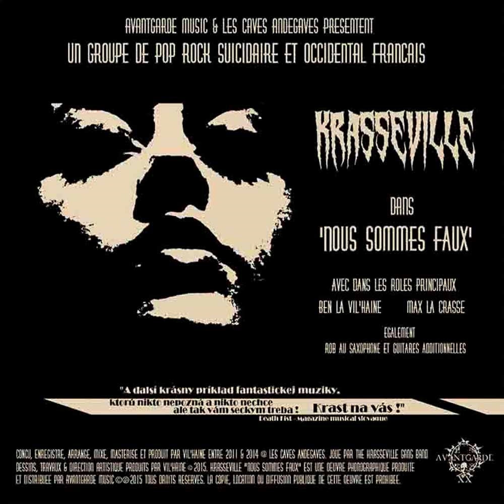 Krasseville - Nous Sommes Faux - Rock - CDD