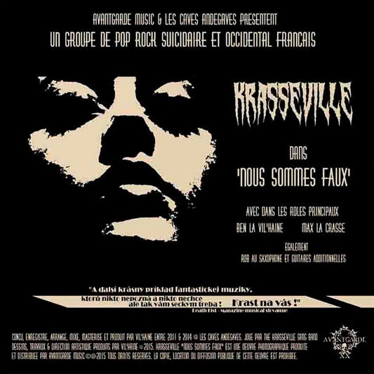 Krasseville - Nous Sommes Faux - Rock - CDD