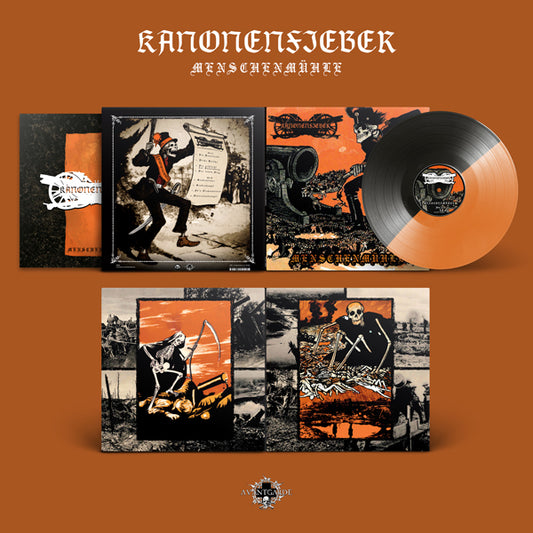 Kanonenfieber - Menschenmuhle (Half Orange/Half Black) - <NONE> - LP