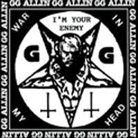 Gg Allin - War In My Head / I'M Your... - Punk - CD