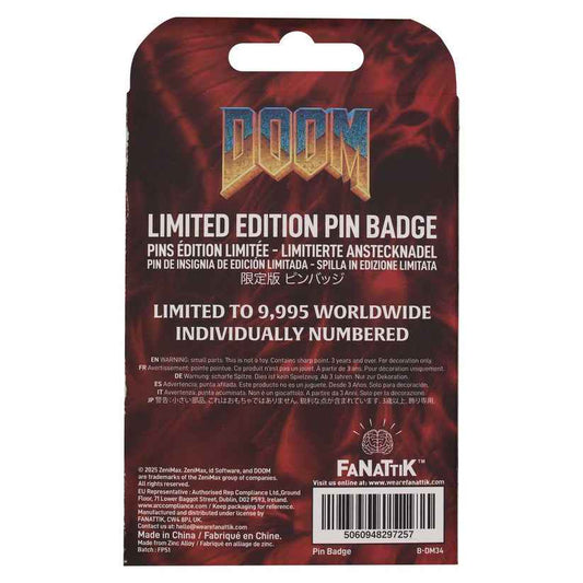 Doom Floppy Disk Pin Badge
