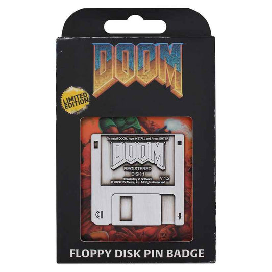 Doom Floppy Disk Pin Badge