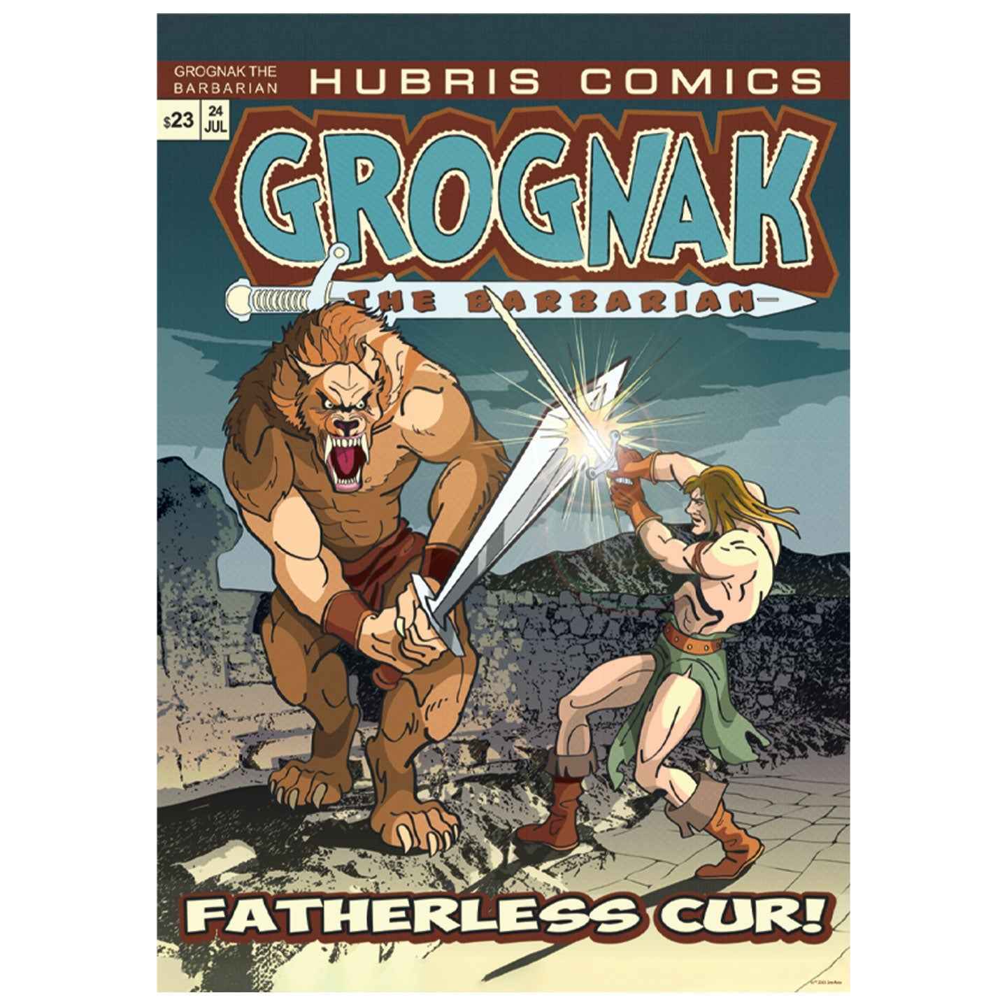 Fallout Limited Edition Grognak the Barbarian Art Print