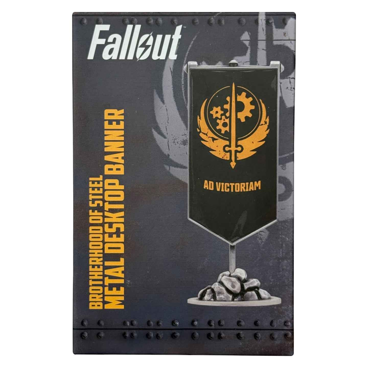 Fallout Brotherhood of Steel Metal Banner
