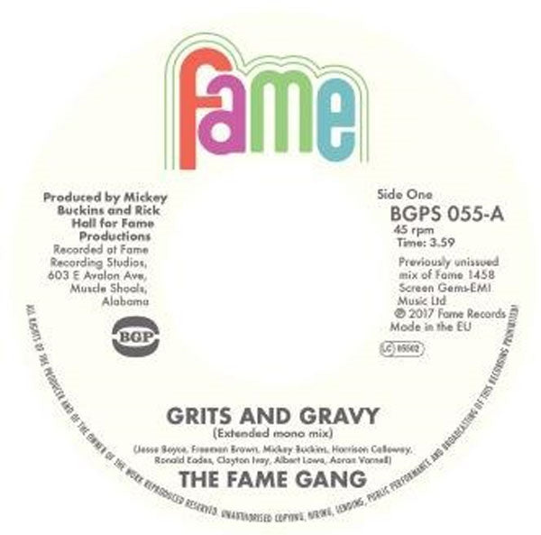 Fame Gang, The - Grits & Gravy - Soul/Funk - 7
