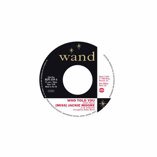 (Miss) Jackie Moore - Who Told You - Pop - 7