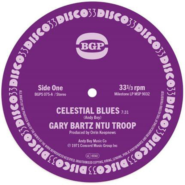Gary Bartz Ntu Troop - Celestial Blues - Jazz - 7