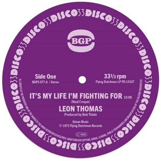 Leon Thomas - ItS My Life IM Fighting For - Rock/Pop - 7