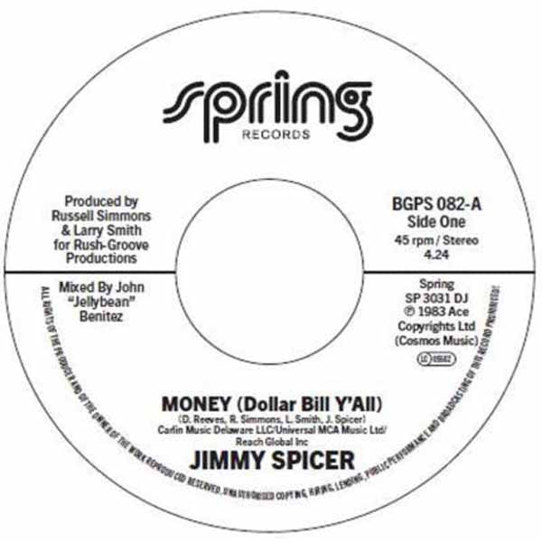 Jimmy Spicer - Money (Dollar Bill YAll) - Soul/Funk - 7
