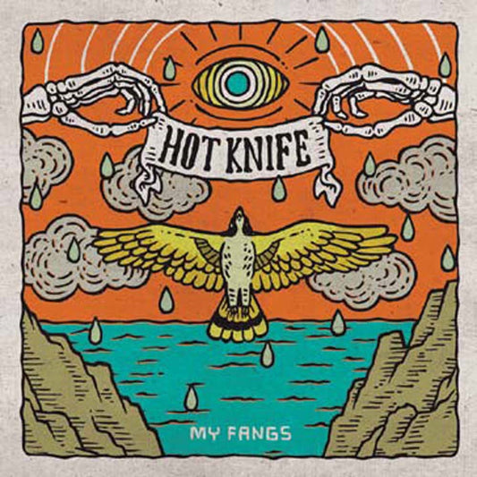 Hot Knife - My Fangs (Orange Vinyl) - Punk - LP