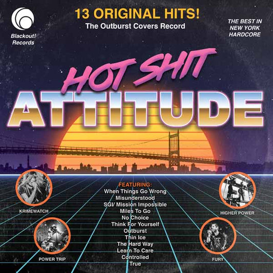 Various Artists - Hot Shit Attitude: The Outburst Covers Record (Pink) - Punk - LP