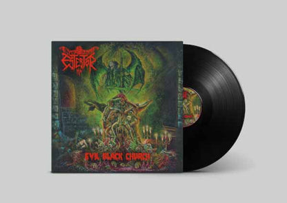 Estertor - Evil Black Church - Death Metal - Music Vinyl LP