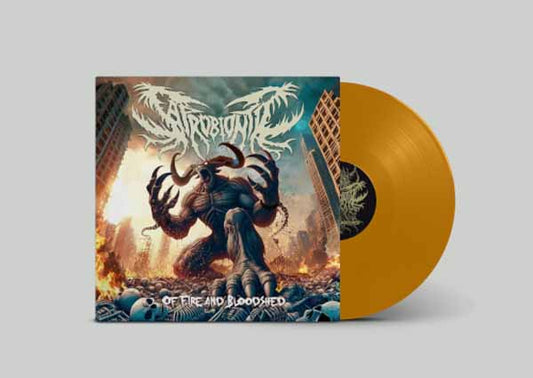 Saprobiontic - Of Fire And Bloodshed (Orange Vinyl) - Death Metal - LP