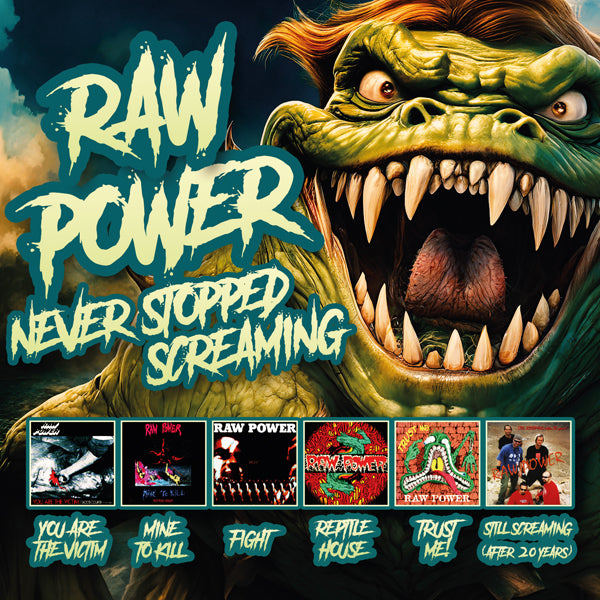 Raw Power - Never Stopped Screaming (3Cd) - Punk - 3CD