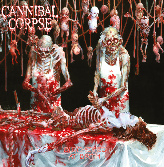 Cannibal Corpse - Butchered At Birth (White W/ Red Splatter Vinyl) - Death Metal - LP