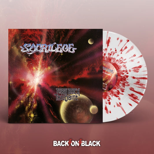Sacrilege - Turn Back Trilobite (Clear W/ Red Splatter Vinyl + 12") - Metal - DLP