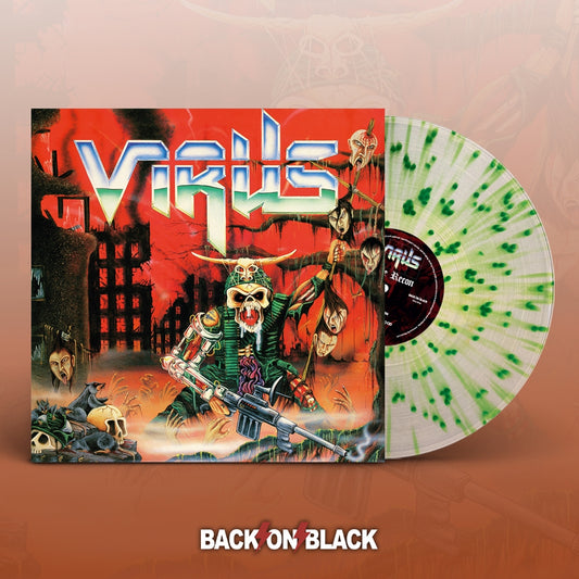 Virus - Force Recon (Clear W/ Green Splatter Vinyl) - Thrash Metal - LP