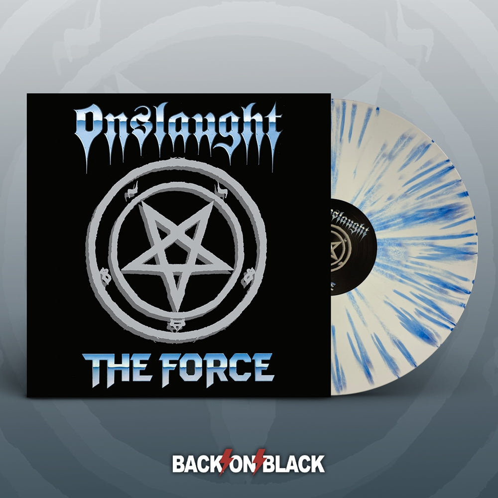 Onslaught - The Force (White W/ Blue Splatter Vinyl 2Lp) - Metal - DLP