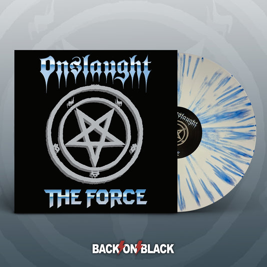 Onslaught - The Force (White W/ Blue Splatter Vinyl 2Lp) - Metal - DLP