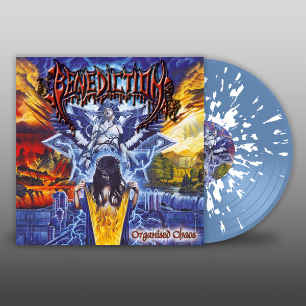 Benediction - Organised Chaos (Light Blue W/ White Splatter Vinyl 2Lp) - Death Metal - DLP