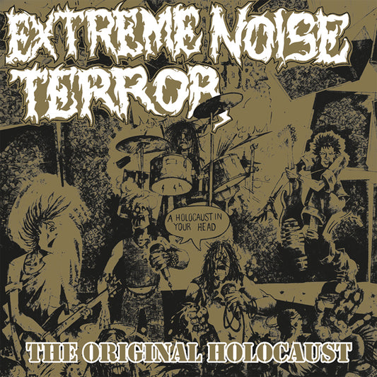 Extreme Noise Terror - Holocaust In Your Head - The Original Holocaust (Gold Vinyl) - Punk - LP