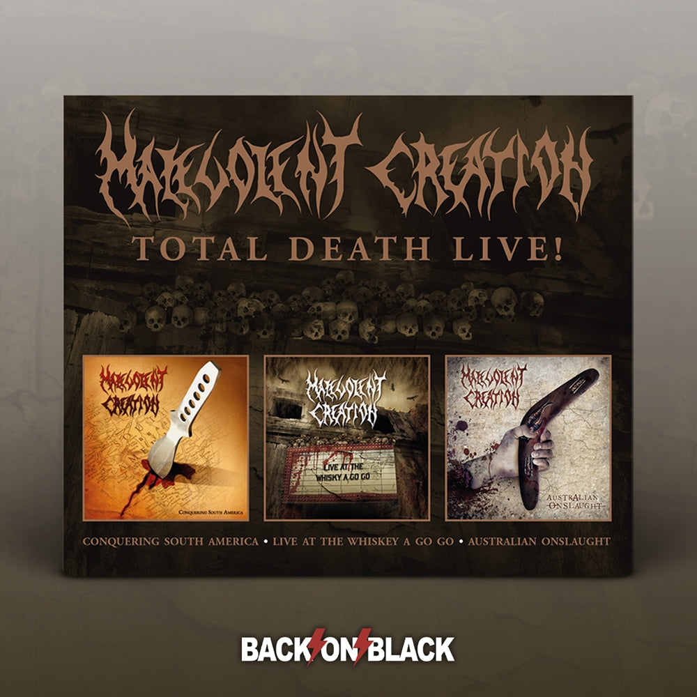 Malevolent Creation - Total Death Live! (3Cd) - Death Metal - 3CD