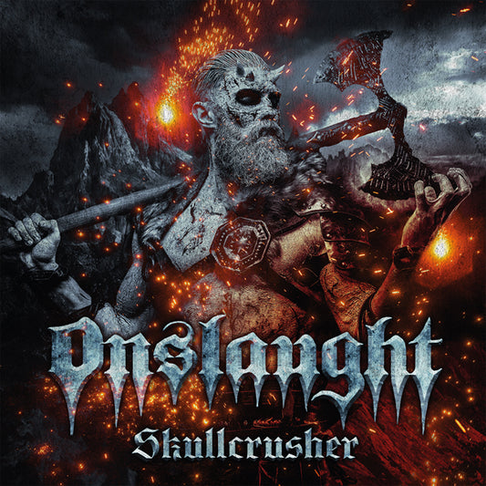 Onslaught - Skullcrusher (White W/ Red Splatter Vinyl) - Metal - LP