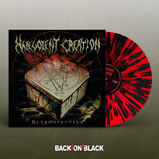 Malevolent Creation - Retrospective (Red W/ Black Splatter Vinyl 2Lp) - Death Metal - DLP