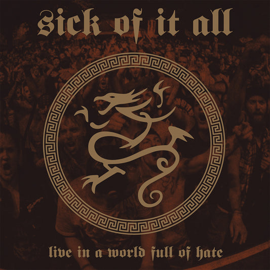 Sick Of It All - Live In A  World Full Of Hate (Clear Vinyl) - Hardcore - LP