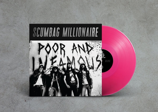 Scumbag Millionaire - Poor And Infamous (Magenta Vinyl) - Punk - LP