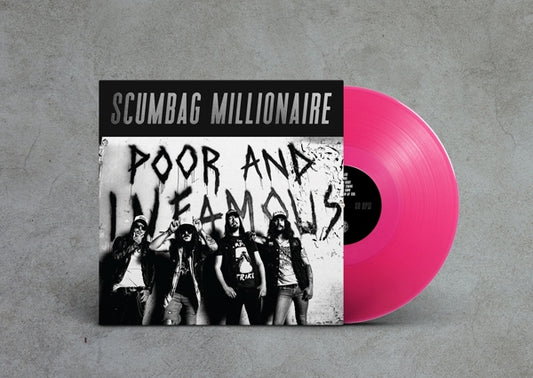 Scumbag Millionaire - Poor And Infamous (Magenta Vinyl) - Punk - LP