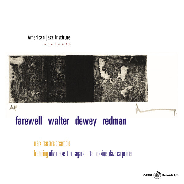Mark Masters - Farewell Walter Dewey Redman - Jazz - CD