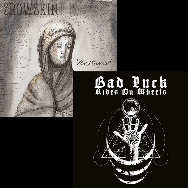 Crowskin / Bad Luck Rides On Wheels - Verstummt - Doom Metal - LP