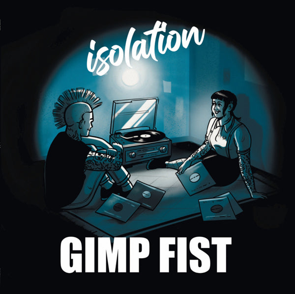 Gimp Fist - Isolation (Transparent Blue W/ White Splashes) - Punk - LP