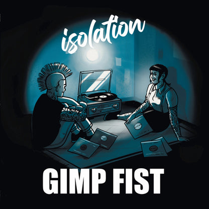 Gimp Fist - Isolation (Transparent Blue W/ White Splashes) - Punk - LP