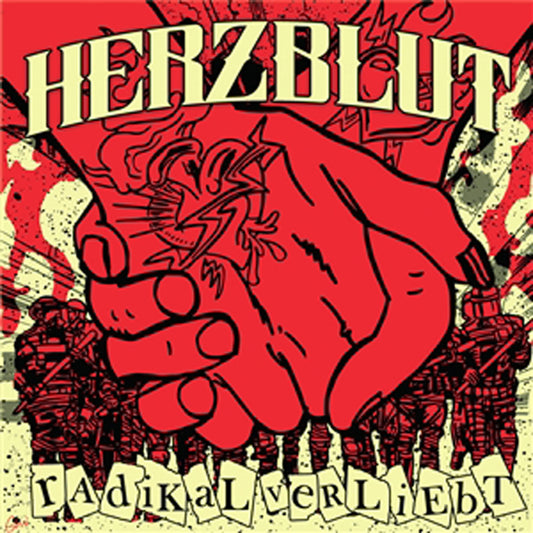 Herzblut - Radikal Verliebt (Red/Marble Vinyl) - Punk - LP