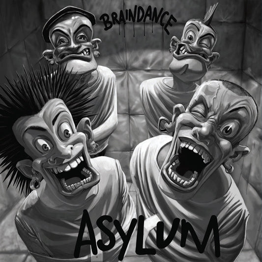 Braindance - Asylum (Clear Blue White Crossed Vinyl) - Punk - LP