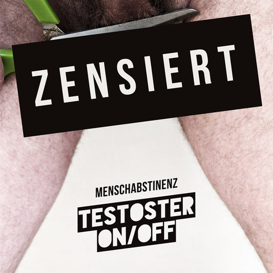 Menschabstinenz - Testoster On/Off (White/Red Marbled Vinyl) - Punk - LP
