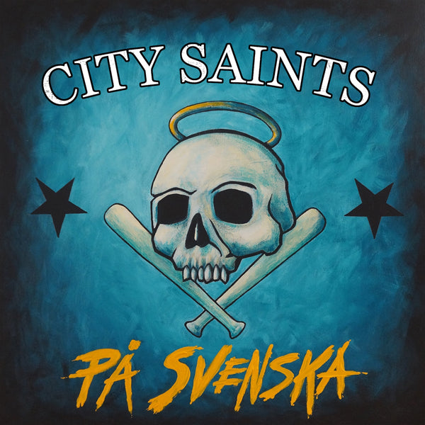 City Saints - Pa Svenska (Blue W/ Black & White Splatter Vinyl) - Punk - LP
