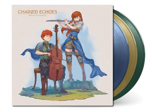 Eddie Marianukroh - Chained Echoes (Original Game Soundtrack) (Deep Ocean Pearl, Gold & Dark Green Vinyl 3Lp) - Gaming - 3LP