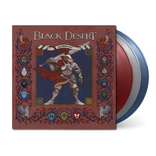 Hwiman Ryu & Various Artists - Black Desert - 10Th Anniversary Vinyl (Ogst) (Oxblood Red, Silver And Deep Ocean Pearl Vinyl 3Lp) - Gaming - 3LP