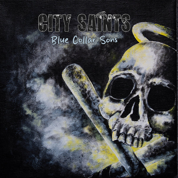 City Saints - Blue Collar Sons (Clear W/ Smokey Dark Blue Vinyl) - Punk - LP