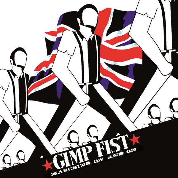 Gimp Fist - Marching On And On (Clear W/ Blue'N' Black Splatter Vinyl) - Punk - LP
