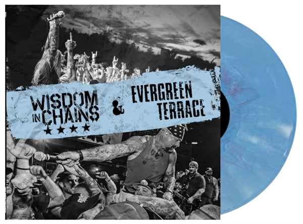 Wisdom In Chains / Evergreen Terrace - Split (Baby Blue Vinyl) - Hardcore - LP