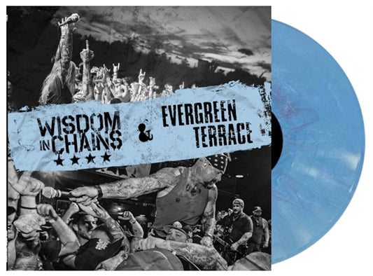 Wisdom In Chains / Evergreen Terrace - Split (Baby Blue Vinyl) - Hardcore - LP