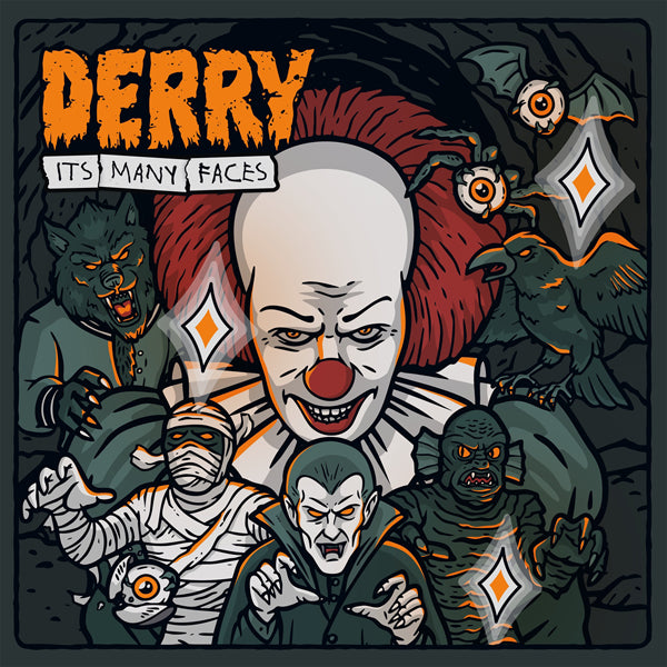 Derry - Its Many Faces (Clear Orange Black Marble Lp) - Punk - LP