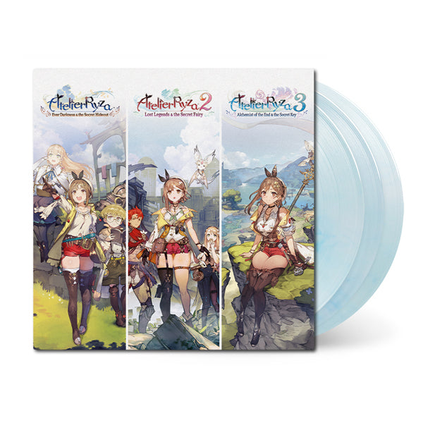 Various Artists - Atelier Ryza Trilogy (Clear W/ Sky Blue Marble Vinyl) - Gaming - 3LP