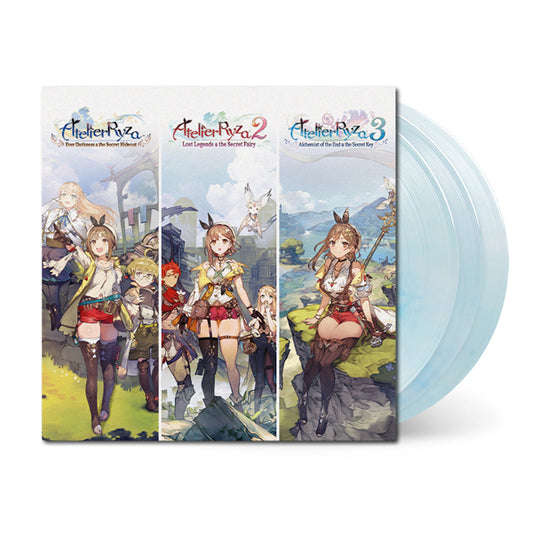 Various Artists - Atelier Ryza Trilogy (Clear W/ Sky Blue Marble Vinyl) - Gaming - 3LP
