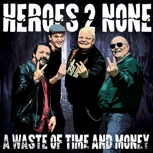 Heroes 2 None - A Waste Of Time And Money (Transparent Blue Vinyl) - Punk - LP