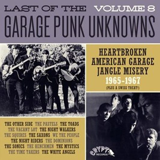 Various Artists - Garage Punk Unknowns - The Last Of... Vol.8 - Punk - LP